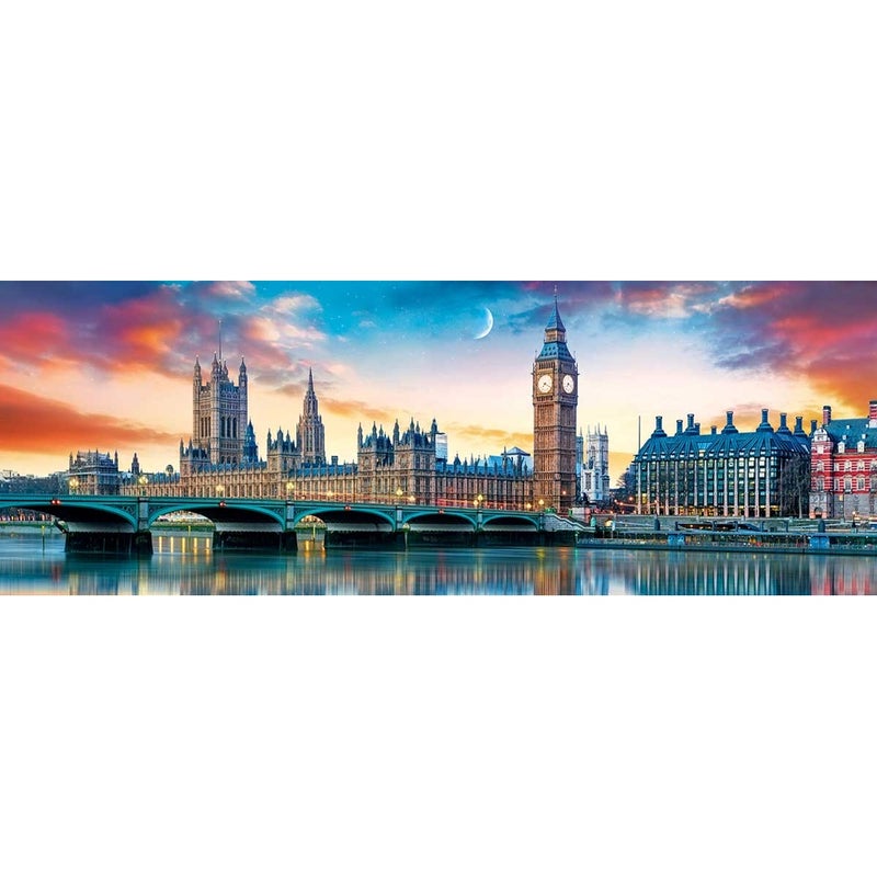 Trefl - Big Ben and Palace of Westminster, London Panorama Puzzle 500 Pieces - 29507 - Image 2