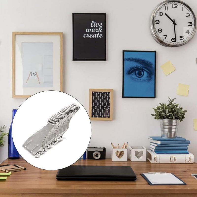 klarako 20pcs Oil Painting Hook Canvas Hanger Heavy Duty Clothes Hanger Hangers Heavy Duty Picture Hangers Hanging Racks for Clothes Heavy Duty Heavy Duty Picture Photo Frame Hooks Iron - Image 3