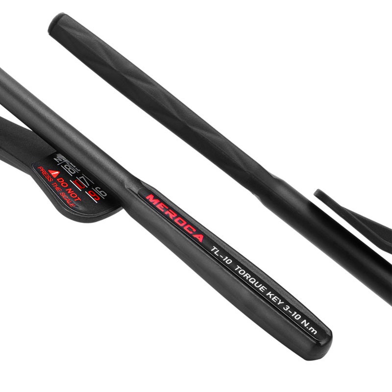 MEROCA Bike Torque Wrench Black Compact Portable Tool Set - High Accuracy TL-10 TL-20 Chrom-Vana Steel Hex Key Torque Wrench for Bicycle Maintenance - Image 5