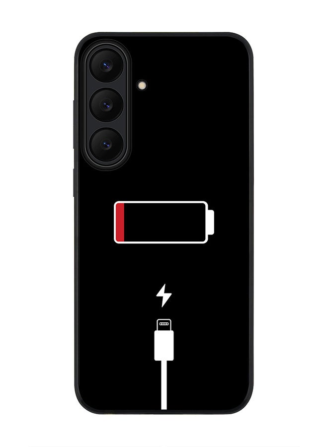 Stylizedd For Samsung Galaxy S25 FE Case,Slim fit Camera Protection, Shockproof Thin Phone cover  - Battery Empty