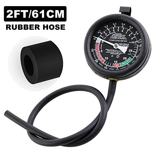 Hromee Fuel Pump and Vacuum Tester Gauge, Carburetor Pressure Diagnostics Leakage Tool Kit - Image 4