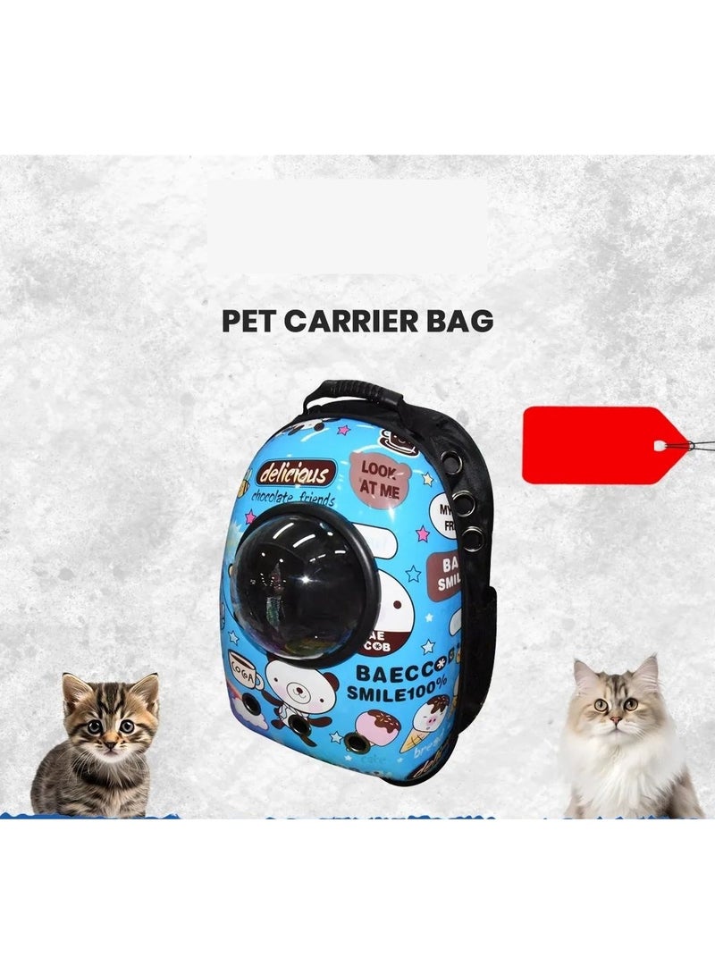 حقيبة ظهر أنيقة للسفر للحيوانات الأليفة (قطط، كلاب، رواد فضاء) - شنطة ظهر - شنطة  ضهر  للقطط - Image 4