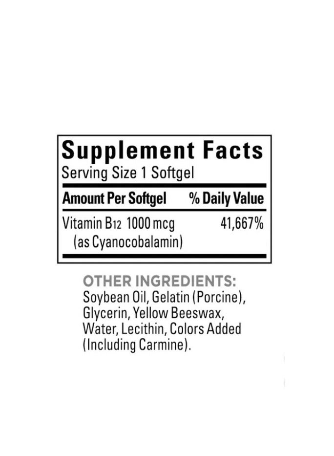 Nature Made Vitamin B12 1000 mcg., 400 Softgels - Image 4