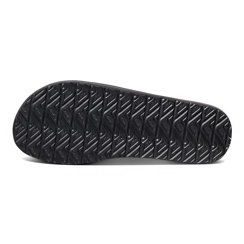 Reef Twinpin Mens Beach Flip Flop, Soft Cushion Footbed, Water Friendly, Black/Black, 8 - Image 4