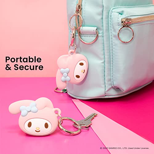 iFace Sanrio Friends Special Edition Silicone Protective Cover [ Compatible with Apple AirTag/AirTag 2 ][Cute Character Case Holder] [Carabiner Keychain Clip Included] - My Melody - Image 3