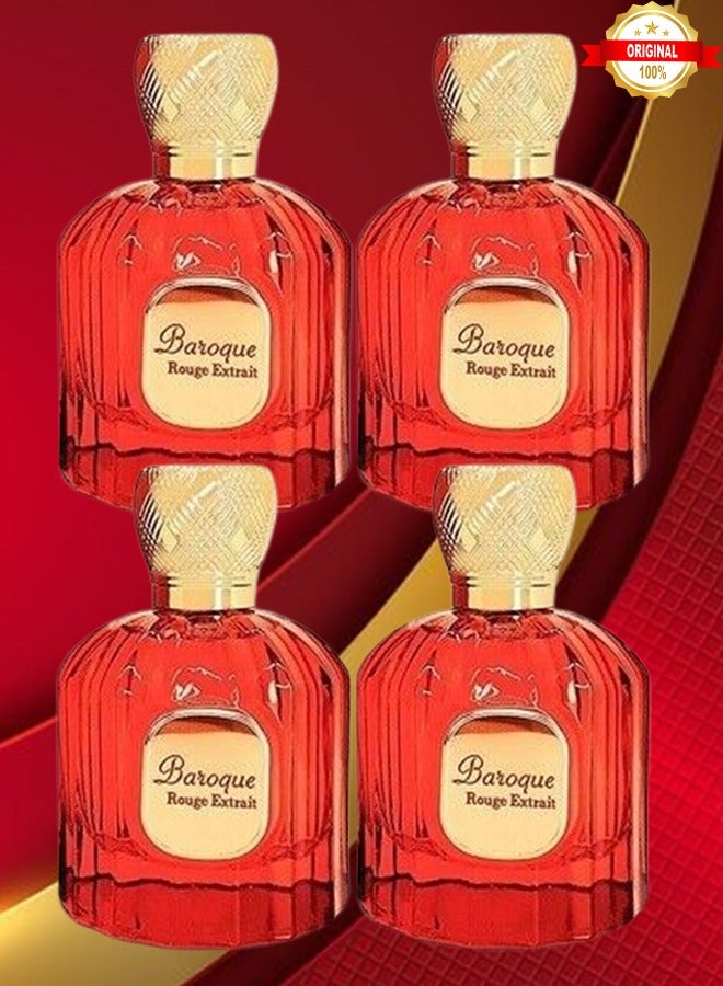 باروك 4 قطع عطر باروك روج اكسترايت 100 مل - Image 1