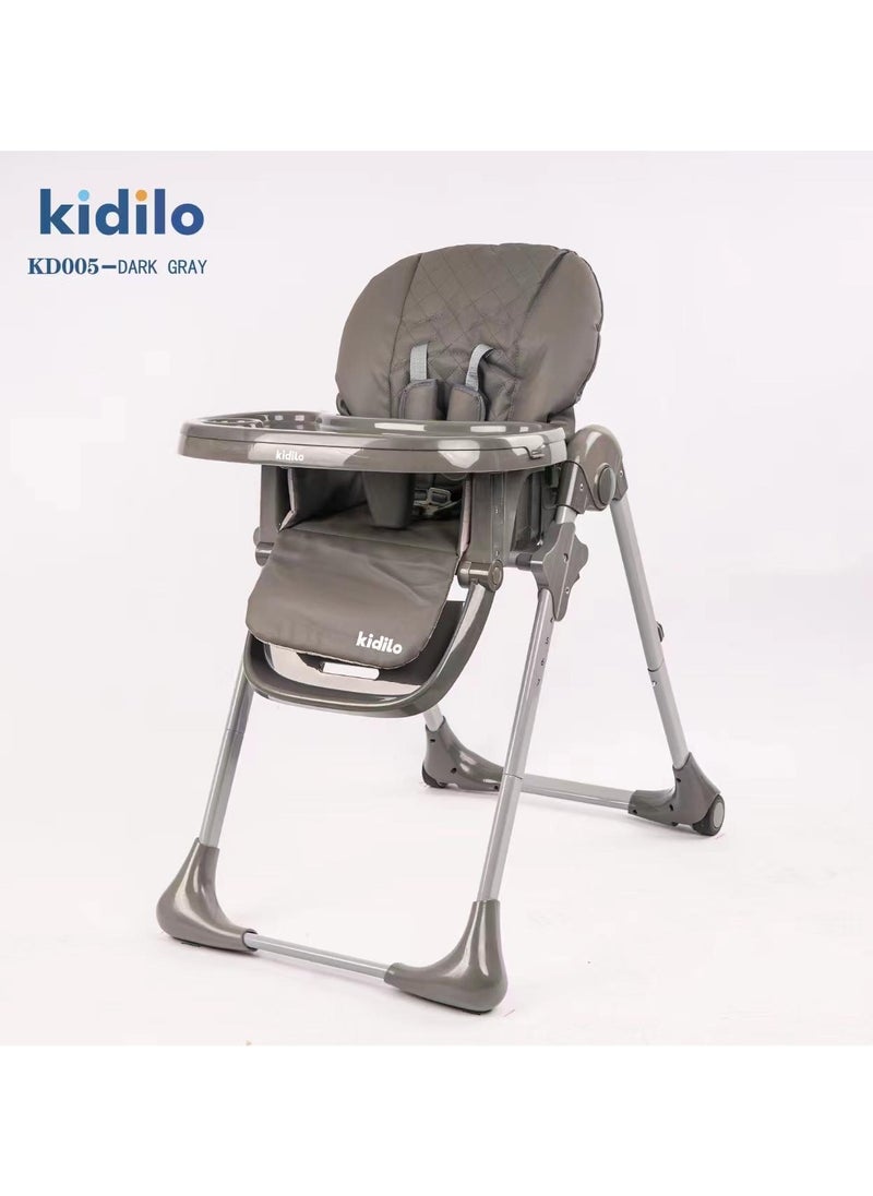 Kidilo Multi Functional, Sitting, Lying Baby Dining Chair Foldable Children's Baby Chair Household and Toddler Dining Chair  - Image 1