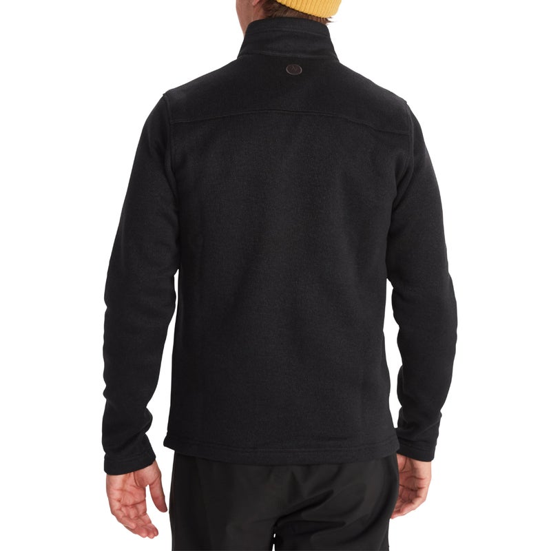 MARMOT Men's Drop Line 1/2 Zip Fleece Jacket, Black, Small - Image 2