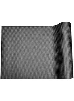 Bearded Dragon Tank Accessories, Reptile Terrarium Liner Substrate for Leopard Gecko, Snake, Lizard and Tortoise, Non-Adhesive Reptile Carpet Bedding for Reptile Tank, Black