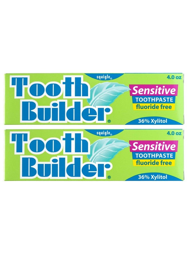 Squigle Tooth Builder Sls Free Toothpaste (Stops Tooth Sensitivity) Prevents Canker Sores Cavities Perioral Dermatitis Bad Breath Chapped Lips 2 Pack - Image 1