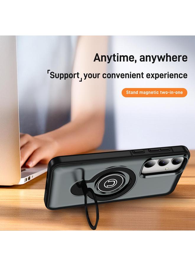 erorex Case For Samsung Galaxy S25 5G Ring Holder Magnetic Phone Case - Image 3