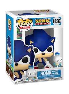 Funko Pop & Buddy! Games: Sonic - Sonic w/Hchaos, Collectable Vinyl Figure - Gift Idea - Official Merchandise - Toys for Kids & Adults - Movies Fans - Model Figure for Collectors and Display  - Image 1