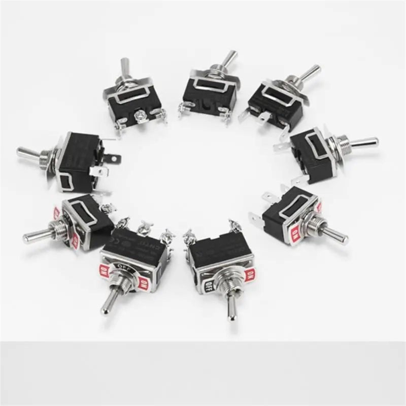 C5R23B Self Reset Toggle Button On Off Key Switch Industrial Equipment Accessories 10Pcs - Image 4