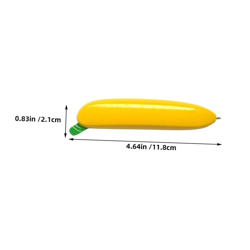 Black Ink Banana Ballpoint Pen For School Office Desk Supplies - Image 3