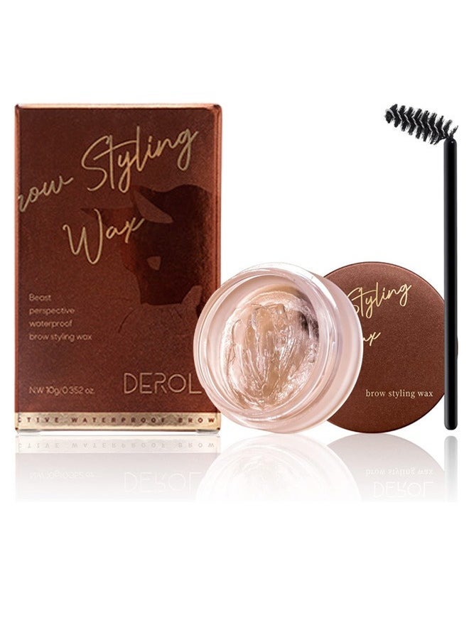 DEROL طقم صابون الحواجب 1 قطعة، جل صابون تشكيل الحواجب، كريم تشكيل الحواجب المقاوم للماء، شمع تشكيل الحواجب طويل الأمد، جل الحواجب لتشكيل الحواجب الطبيعية - Image 2