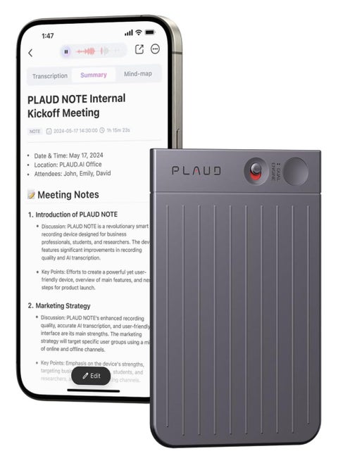 Note AI Voice Recorder (Black)
