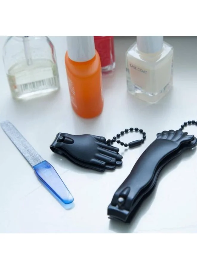 KIKKERLAND KIKKERLAND Hand And Foot Nail Clipper Combo - Black
