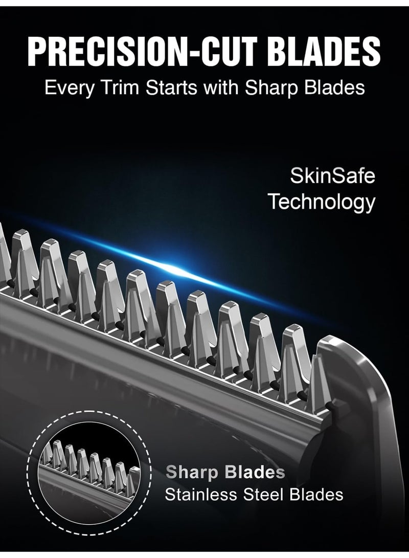 ماكينة حلاقة V-937 بثلاثة أمشاط للتدريج تعمل حتى 500 دقيقة أكثر من 8 ساعات بشاشة ديجيتال - Image 4