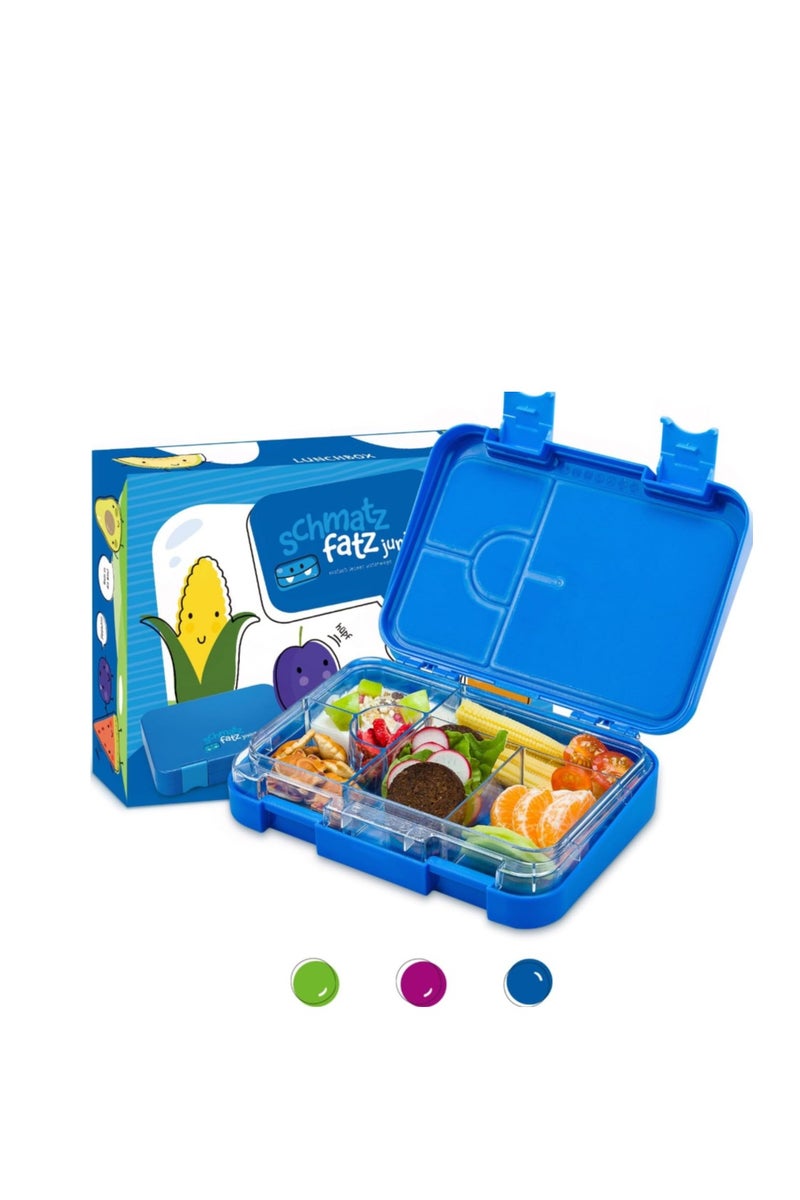 schmatzfatz Easy Bento Lunch Box for Children – Leakproof, Colorful Compartment Lunchbox – BPA-Free Bento Box for School, Kindergarten, or Nursery