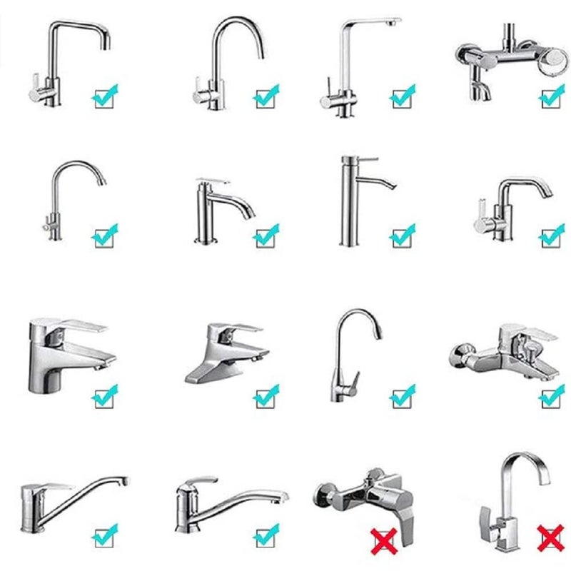SHFTI Faucet faucet three gears adjustable splash head kitchen sink washbasin extended extension aerator universal FAUCETHEADHARD NOZZERC - Image 5