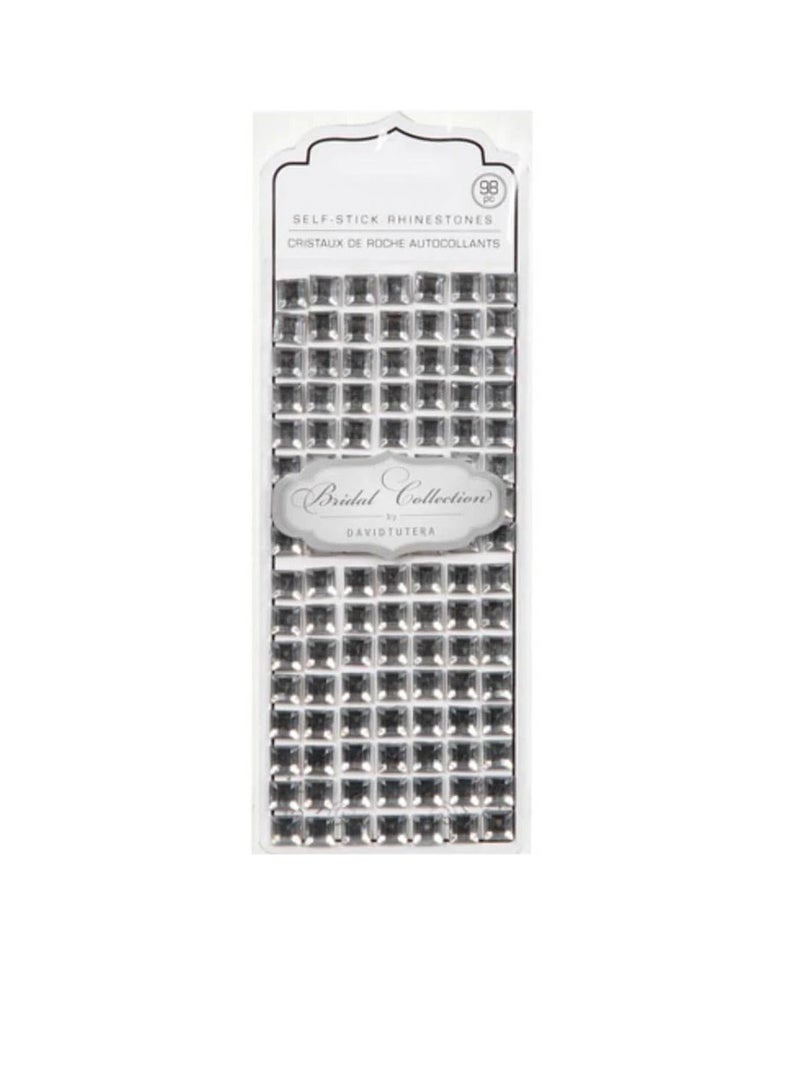 ديفيد توتيرا مربع لاصق أحجار الراين 8 مم - Image 3