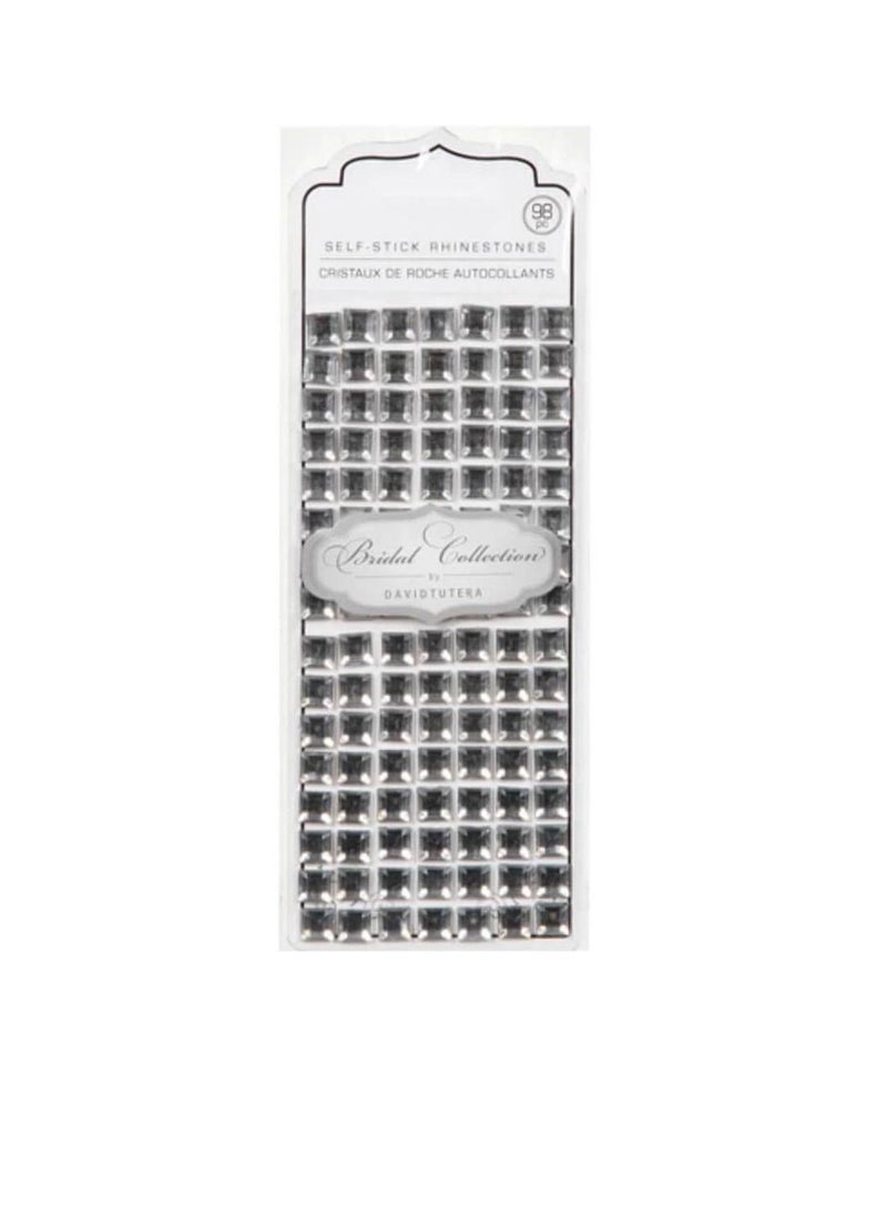 David Tutera - David Tutera Rhinestones Adhesive Square 8mm - Image 1