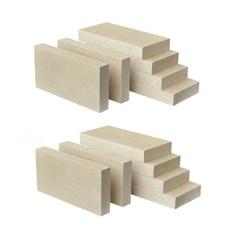 Protalwell Protalwell Woodstove Firebricks Upgrade Fire Bricks Replacement for US Stove FBP6 Size 9 x 412 x 114 12Pack 