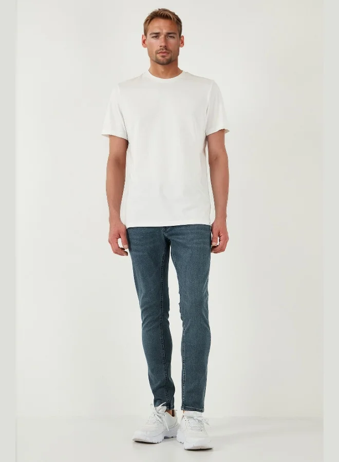 Buratti Stretch Cotton Slim Fit Normal Waist Skinny Leg Jeans Men's JEANS 1124S73NAPOLI