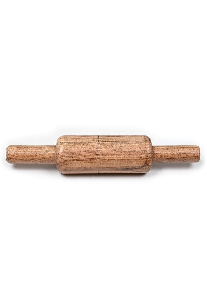 VISMAY'S VISMAY’S Sheesham Wood Chakla Belan Set 9 Inch Rolling Board with 12 Inch Rolling Pin for Roti Chapati Paratha Smooth Finish Anti Slip Polpat Kitchen Essential Set of 2 - Image 3