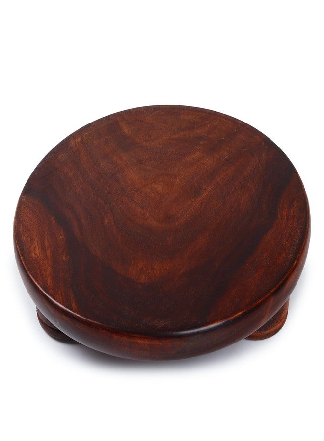 VISMAY'S VISMAY’S Sheesham Wood Chakla Belan Set 9 Inch Rolling Board with 12 Inch Rolling Pin for Roti Chapati Paratha Smooth Finish Anti Slip Polpat Kitchen Essential Set of 2 - Image 4