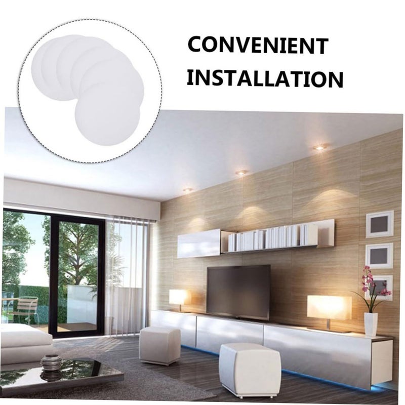 10Pcs Dazzling White Diffuser Lampshades for Ceiling Downlight Softening Light Enhancing Decor - Image 4