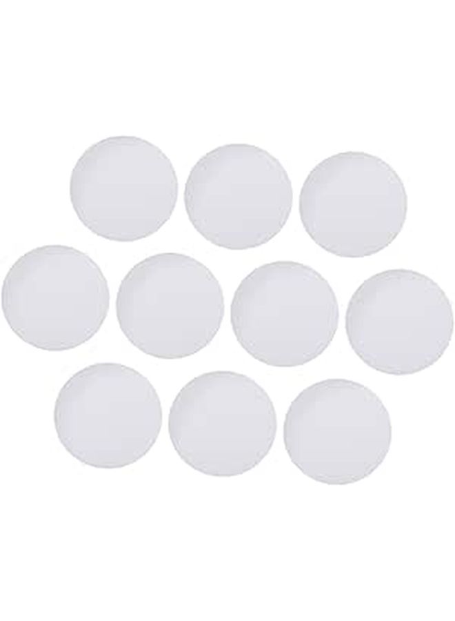 10Pcs Dazzling White Diffuser Lampshades for Ceiling Downlight Softening Light Enhancing Decor - Image 1