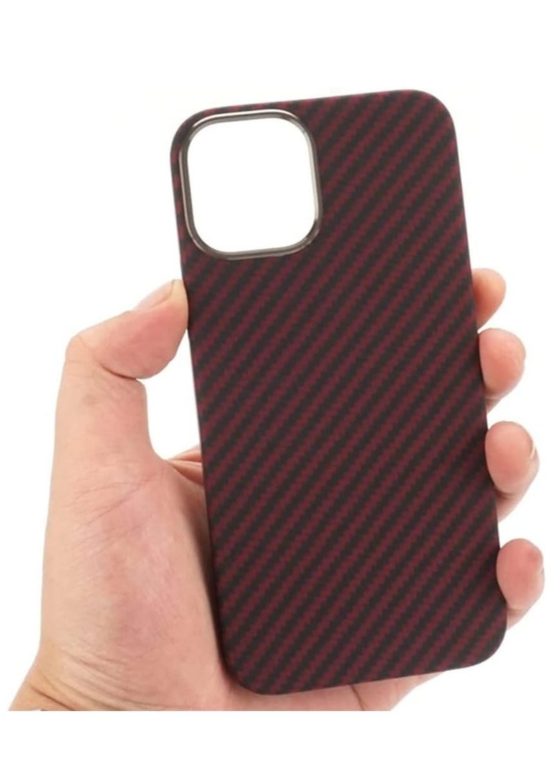 Case Compatible with iPhone 14 Pro max Case 3D Skin Texture Kevlar Fiber Bulletproof Vest Cover Protective Carbon Fiber Pattern Ultra Slim - Image 3