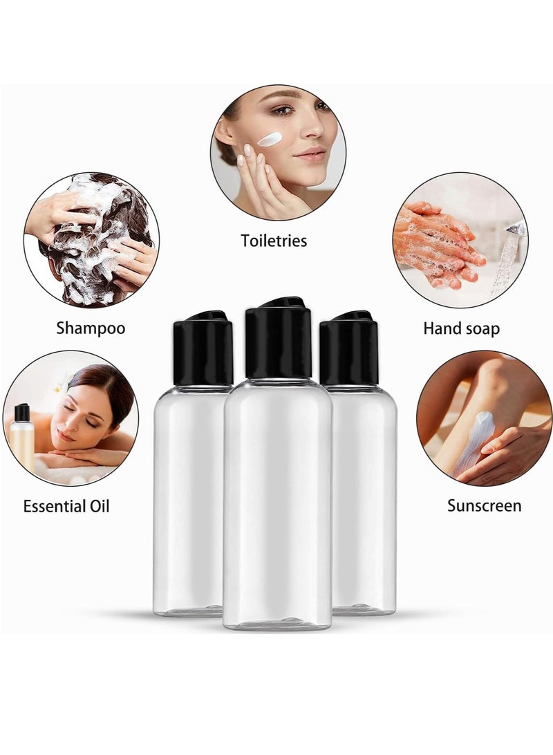 Travel Bottles for Toiletries, Leakproof Plastic Empty Travel Size Bottles Containers with Labels(5 Pack,100ml)  - Image 5
