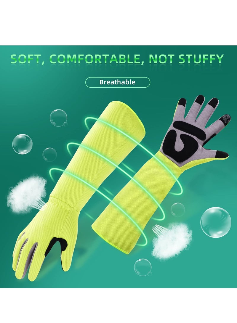 Excefore Gardening Gloves - Thorn-Proof Work Gloves Puncture-Proof, Long Sleeve, Hardy, Safety Work Gloves for Men and Women, Firm Grip (L)  - Image 2