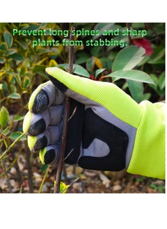 Excefore Gardening Gloves - Thorn-Proof Work Gloves Puncture-Proof, Long Sleeve, Hardy, Safety Work Gloves for Men and Women, Firm Grip (L)  - Image 5