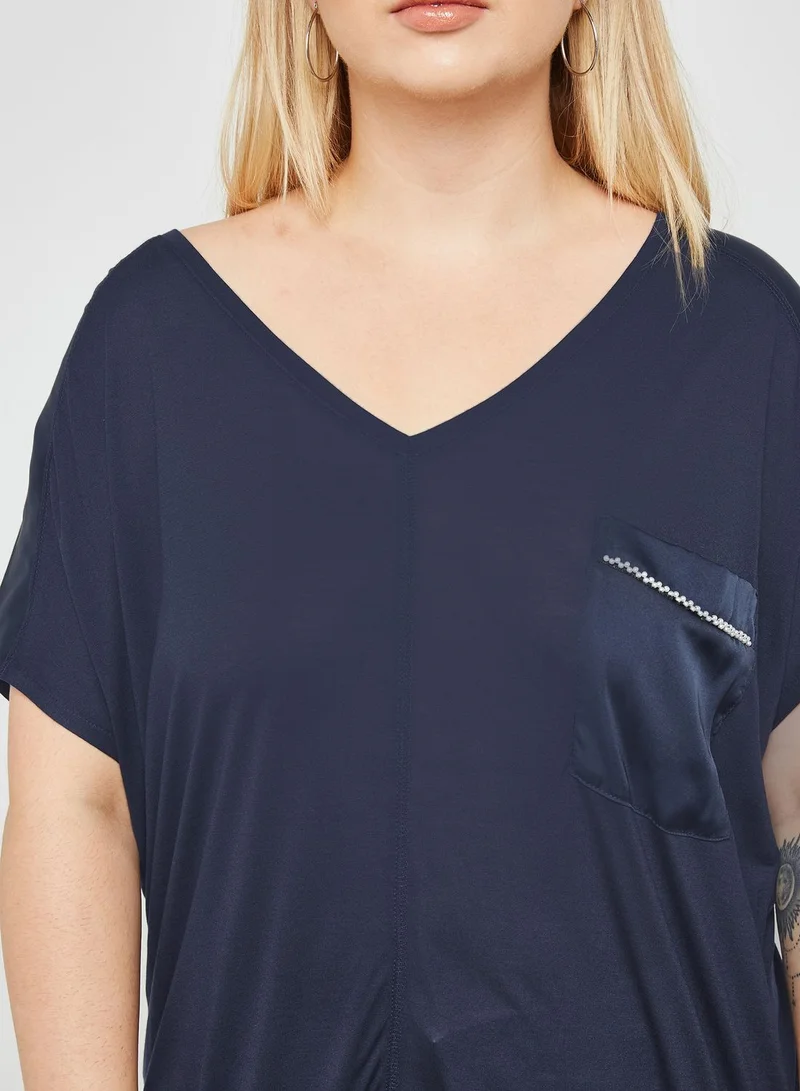 EVANS Pocket Detail T-Shirt
