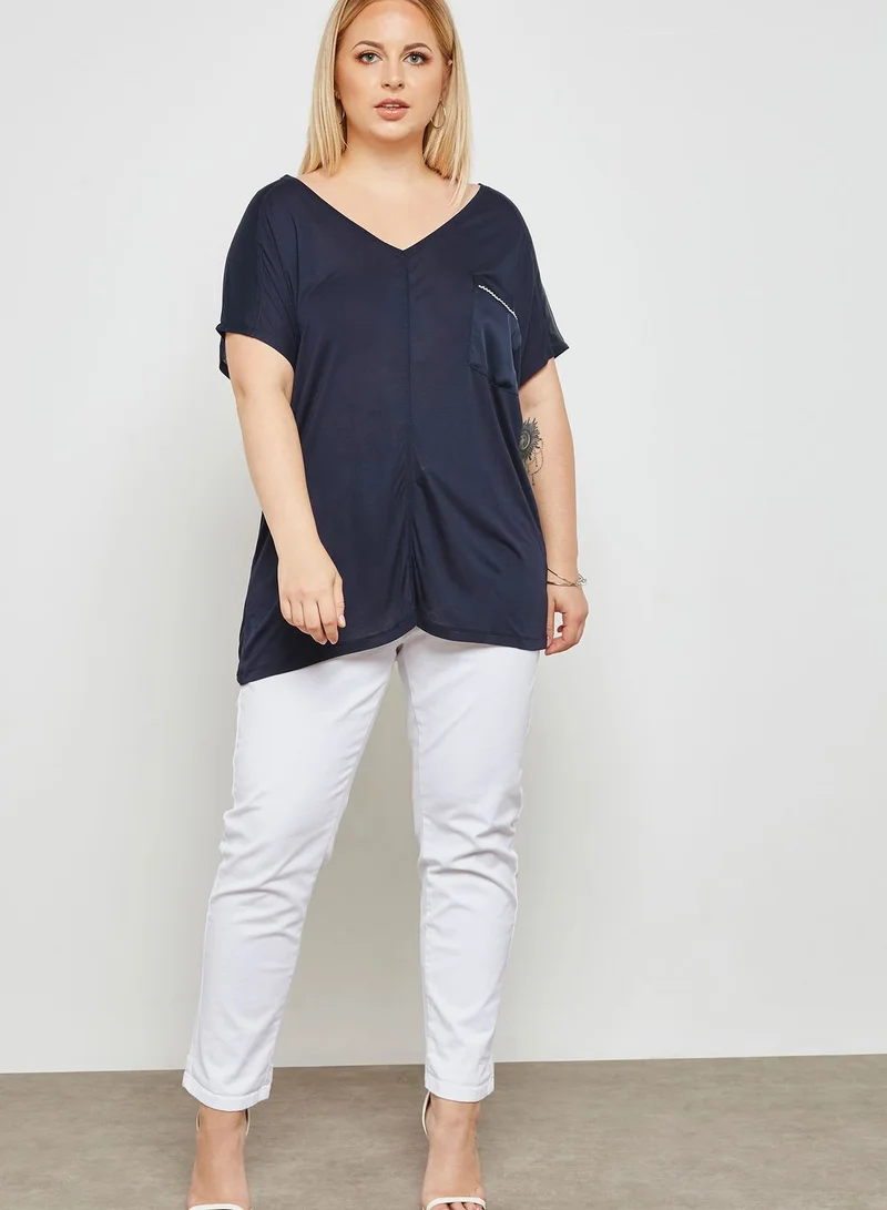 EVANS Pocket Detail T-Shirt