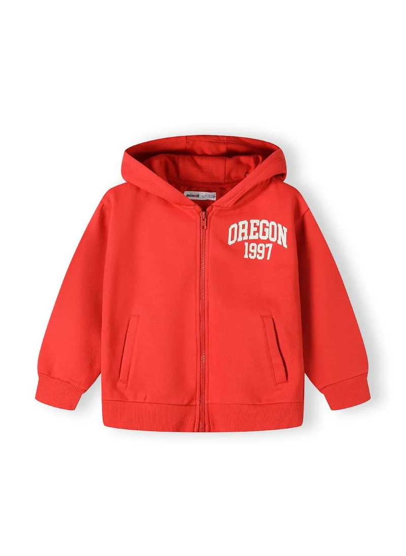 MINOTI Kids Boys Tracksuit Set with Zip Hoodie and a Print