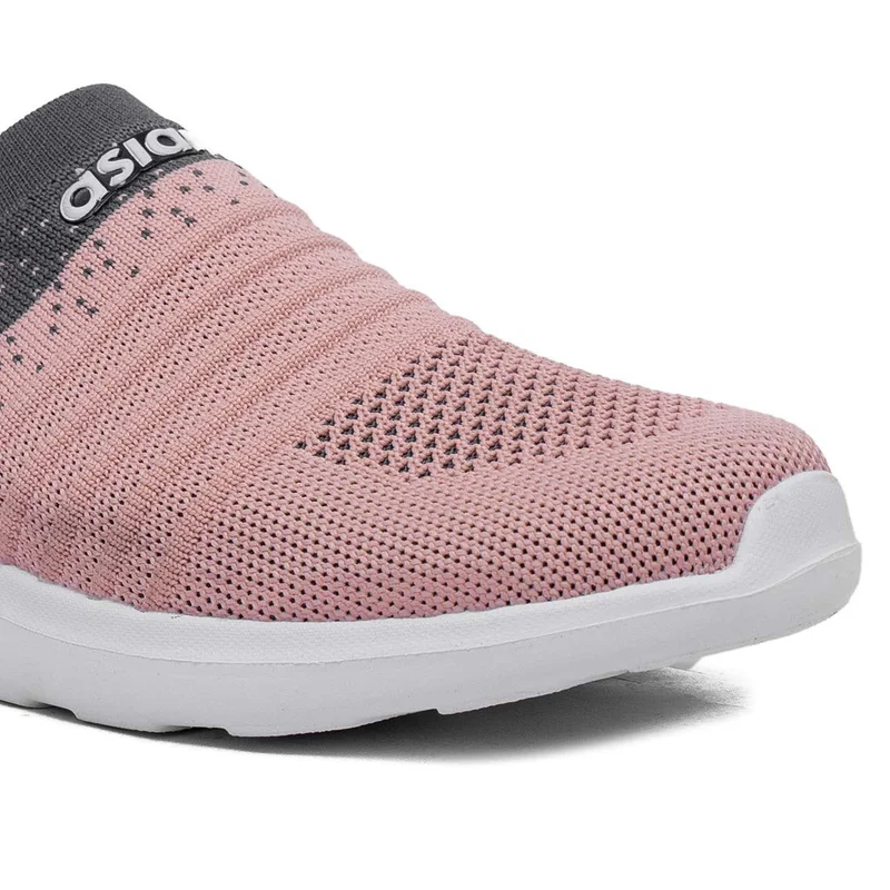 أسيان Pink Slip-On Sports Shoes for Women