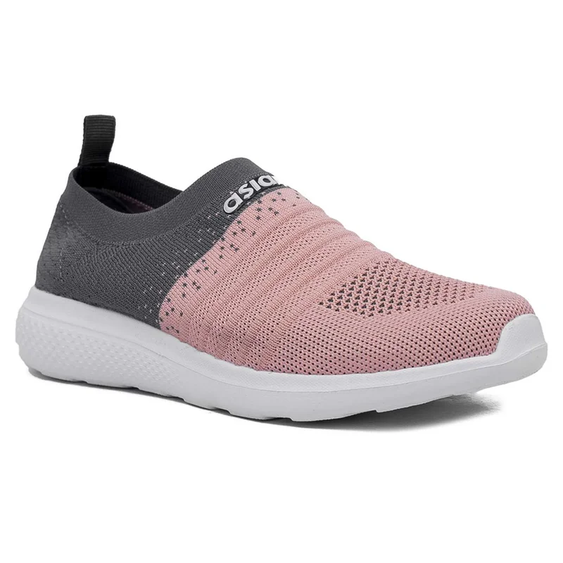 أسيان Pink Slip-On Sports Shoes for Women