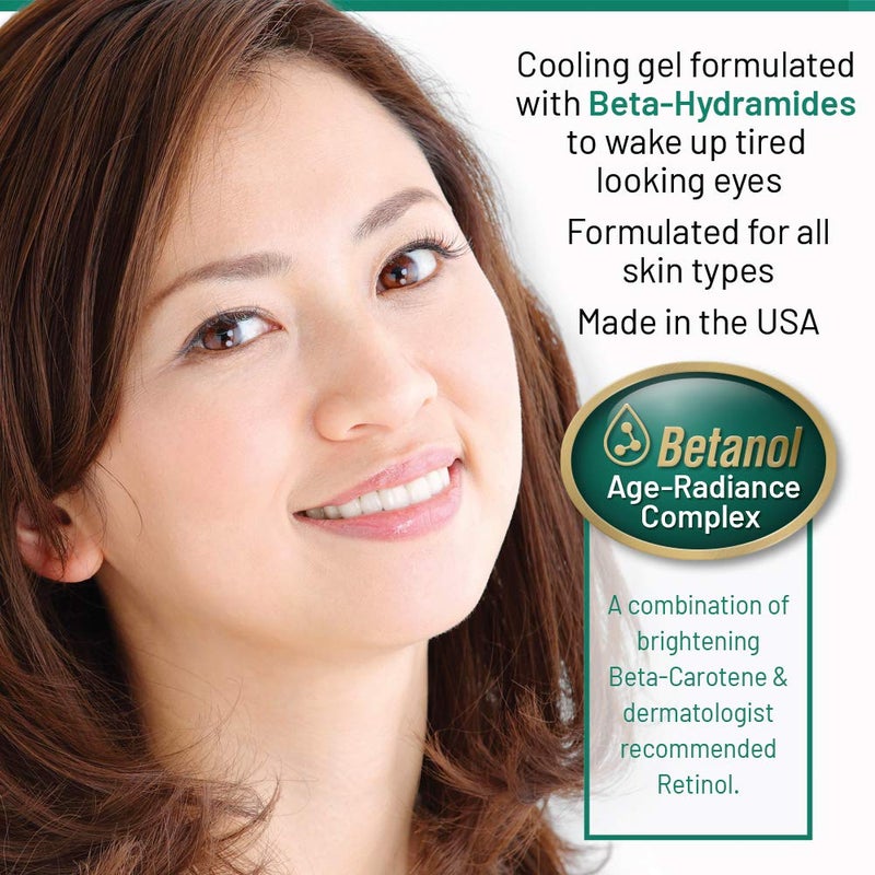 40 Carrots Carrot & Cucumber Eye Gel with Retinol for All Skin Types - Smooths Fine Lines & Reduces Wrinkles, Crow's Feet, Dark Circles, Under Eye Bags | Paraben Free (0.5 fl oz) - Image 4