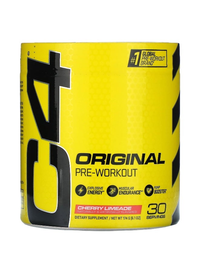 C4  Cellucor C4 / سيلوكور، C4 الأصلي، قبل التمرين، ليمون الكرز، 6.1 أونصة (174 غ)  - Image 1