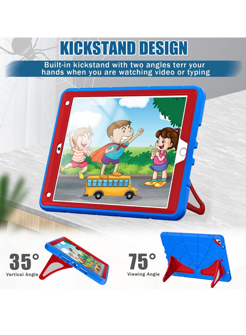 Kids  Case for iPad 6th gen 2018/ iPad 5th gen 2017/ iPad Pro 9.7 inch/ iPad Air 2 / iPad Air 9.7 Inch Shockproof Protective Cover with Pencil Holder Kickstand for Kids Children - Image 4