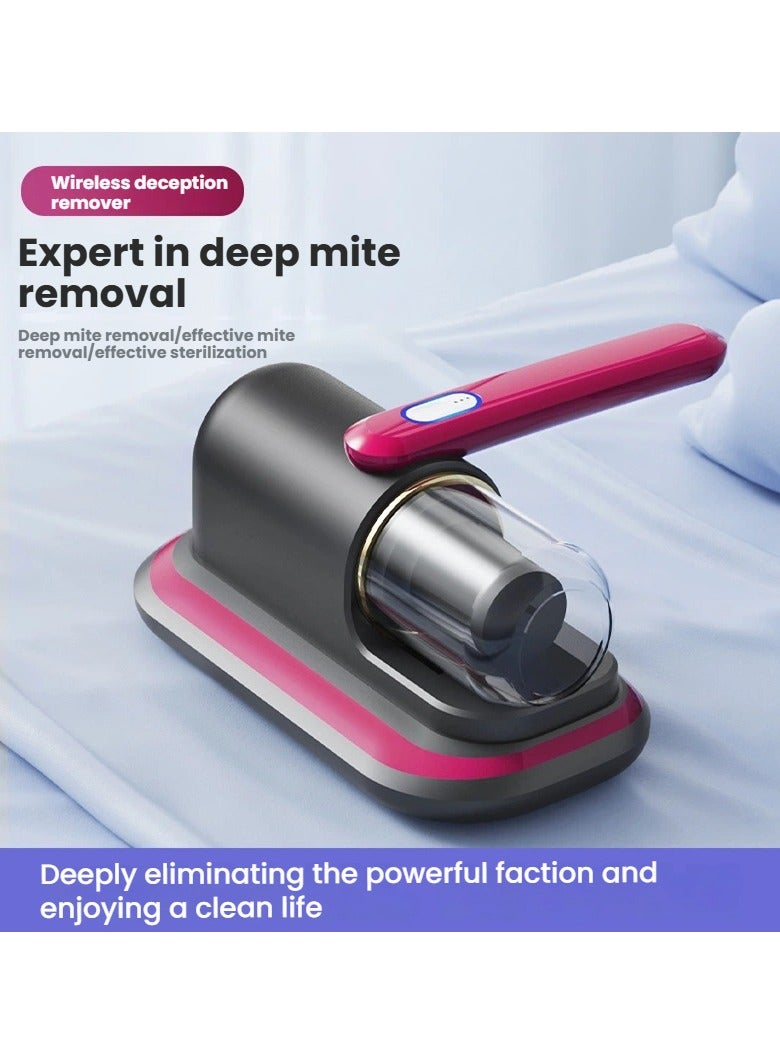 عام جهاز إزالة العث للشحن في المنزل. يتمتع بقوة امتصاص كبيرة وينفذ عملية ضرب مزدوجة. كما أنه مزود بعمليات تعقيم فوق البنفسجية. هو عبارة عن جهاز إزالة العث يعمل كشواشة تنظيف وتستطيع شحنه عبر USB. - Image 1