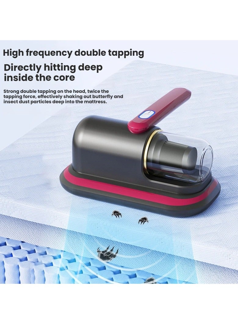 عام جهاز إزالة العث للشحن في المنزل. يتمتع بقوة امتصاص كبيرة وينفذ عملية ضرب مزدوجة. كما أنه مزود بعمليات تعقيم فوق البنفسجية. هو عبارة عن جهاز إزالة العث يعمل كشواشة تنظيف وتستطيع شحنه عبر USB. - Image 2