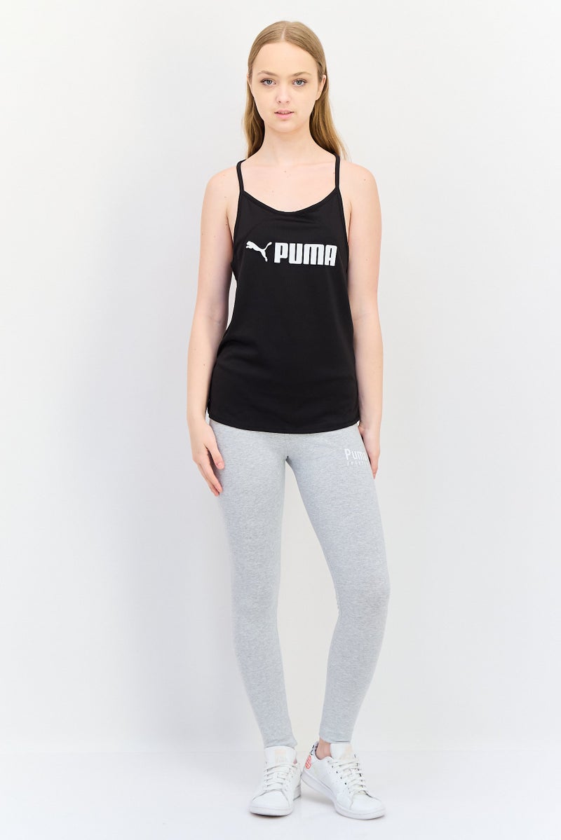 PUMA تي شيرت تدريب بلا أكمام للنساء، أسود - Image 3