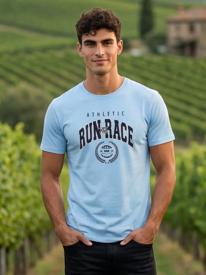 NOBERO  Nobero Regular Fit Printed T-shirt for Men for Men | Best Price UAE