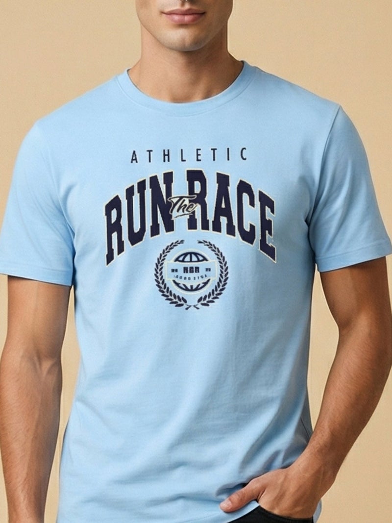 نوبيرو Nobero Regular Fit Printed T-shirt for Men - Image 4