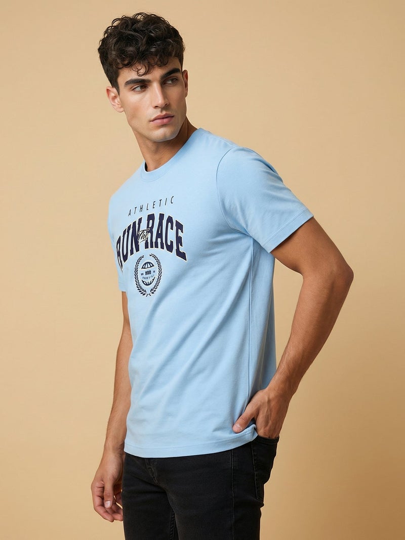 نوبيرو Nobero Regular Fit Printed T-shirt for Men - Image 5